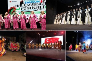 Samsun 36. Uluslararası Halk Oyunları Festivali Başlıyor